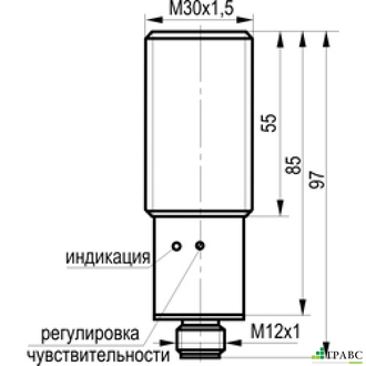 Емкостный датчик уровня CSB AC81A5-31P-10-LZS4