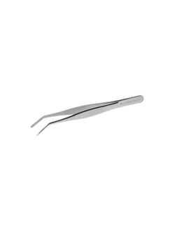 Пинцет 16см нерж. изогнутый "Luxstahl"