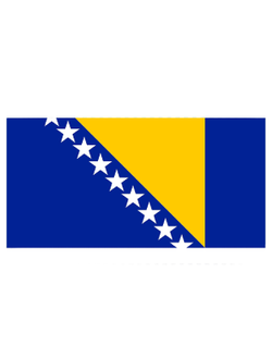 Флаг Боснии и Герцеговины гостевой Adria Bandiere BB311 20х30см