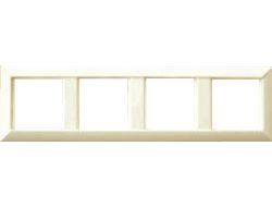 Jung EP484 ECO profi, Рамка 4 поста, слоновая кость
