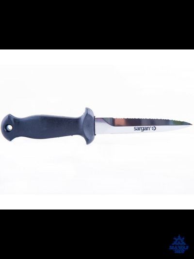 Нож подводный Sargan &quot;ТУРГОЯК&quot; зеркальный для дайвинга