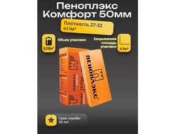 Пеноплекс Комфорт 1185х585х50 мм  (0,245 м3)