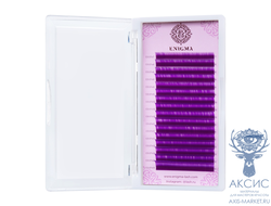 Цветные ресницы Enigma микс "Purple" (16 линий)