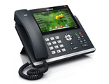 SIP-T48S SIP-телефон, цветной сенсорный экран, 16 аккаунтов, BLF, PoE, GigE, БЕЗ БП