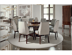 СТОЛ ОБЕДЕННЫЙ КРУГЛЫЙ С КРУТЯЩИМСЯ ЦЕНТРОМ ELLIPSE D180 АРТ.9008 FRANCESCOPASI