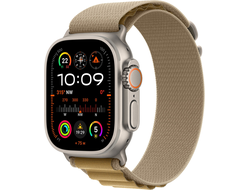Apple Watch Ultra 2 (2024) Natural Titanium Case Alpine Loop Tan M