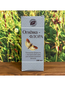 Огневка ФЛОРА  с экстрактами трав для поджелудочной железы 100 мл.