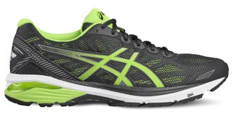 Кроссовки  ASICS GT-1000 5  черный/зеленый/карбон  T6A3N-9085 (Размеры: )