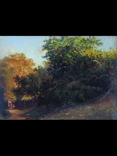 Картина обогреватель, репродукция Арсения Мещерского Лес у моря