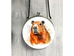 Сумка круглая Капибара, Kapibara-san №8