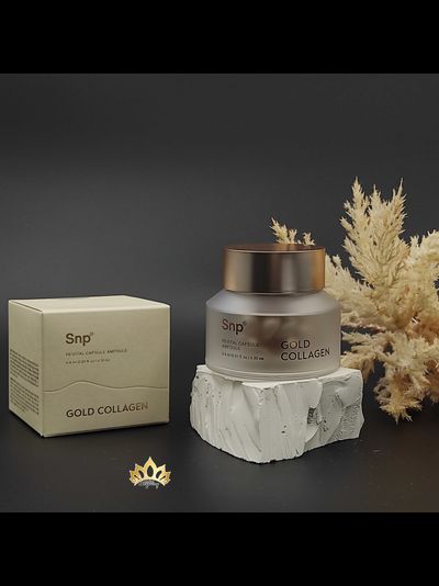 SNP Премиальный интенсивный курс сывороток на основе золотого коллагена и натуральных масел  0,6мл*30шт.