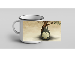 Кружка металлическая эмалированная Мой сосед Тоторо, Totoro №6