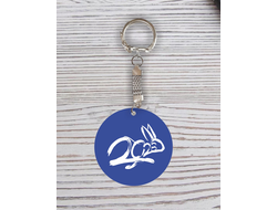 Брелок с гравировкой год Кролика №5