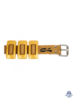 Ремень силиконовый C4 AUREA GOLD с марсельской пряжкой