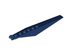 Hinge Plate 3 x 12 with Angled Side Extensions and Tapered Ends, Dark Blue (57906 / 4500106 / 6082417)