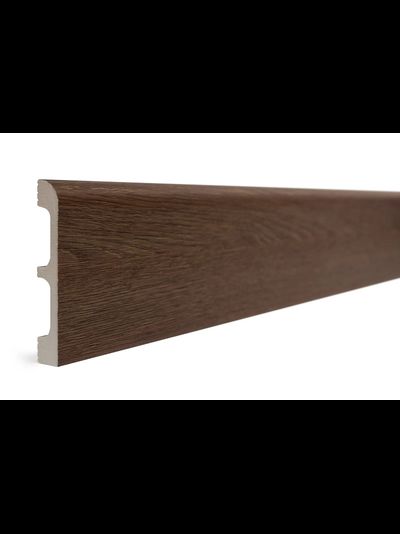 Напольный плинтус Decor-Dizayn 706-82SH, влагостойкий, ударопрочный, 2,4 метра