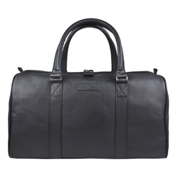 Кожаная дорожная сумка Noffo black (арт. 4018-01)