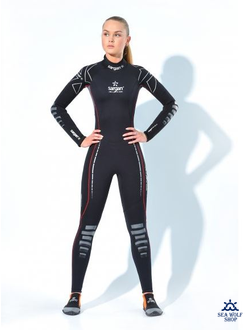 Гидрокостюм неопрен 3мм Sargan "NERO" Long lady р.M