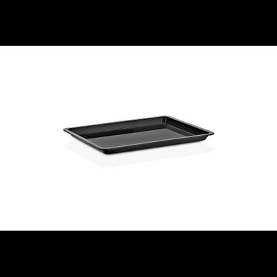 Блюдо для выкладки 27*21 см. поликарбонат, черный