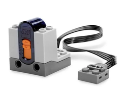 Electric Power Functions Receiver Unit with Dark Bluish Gray Bottom, Light Bluish Gray (58123c01 / 4506085 / 4566756 / 4581960 / 6040157 / 6079865 / 6132634 / 6194861)