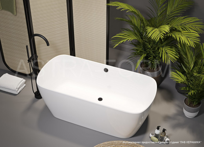 Astra-Form ванна Антарес Solid Surface 160/75 см белая матовая