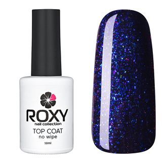 Топ без липкого слоя с шиммером - TOP COAT no wipe Т06 shine (10 ml)