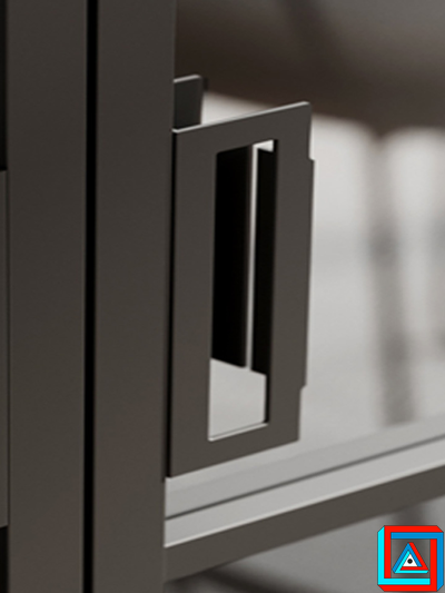 Распашные двери одностворчатые встроенные