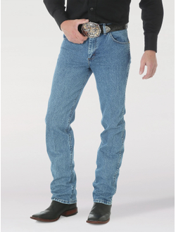 Джинсы 36MWZ Wrangler® Premium Performance™ Cowboy Cut® узкий крой [стираные]