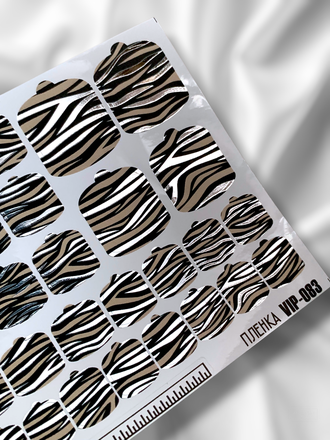 Пленки для педикюра с фольгой VIP-083