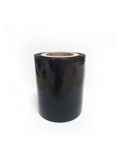 Стрейч-плёнка узкая , бизнес, ширина 125 мм., 20мкм. ЧЕРНАЯ