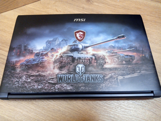 MSI GP62 8RD-052XRU WORLD OF TANKS LIMITED EDITION ( 15.6 FHD I7-8750H GTX1050TI(4Gb) 8Gb 1Tb + 120SSD )