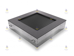 2503.2.1 Батут квадрат встраиваемый 160 (прыж. пов. 100х100) чёрный