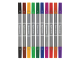 Фломастеры BRAUBERG, 10 цветов, двухсторонние, 2 пишущих узла 2 и 5 мм, вентилируемый колпачок, картонная упаковка, 150682, 4 набора
