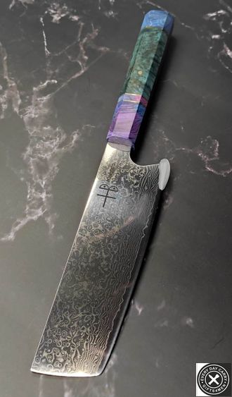 Нож Hajegato Nakiri 8&quot; VG-10 Damask