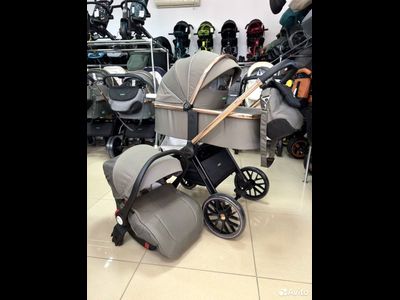 Детская коляска 3 в 1 Luxmom 788 Бежевый