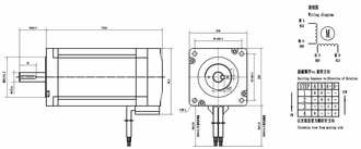 Серводвигатель 86HSE12N-BC38, чертёж