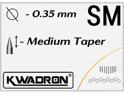 KWADRON - RM/Soft Edge Magnum Medium Taper / 0.35