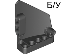 ! Б/У - Technic, Panel Fairing #13 Large Short Smooth, Side A, Black (64394 / 4558775) - Б/У