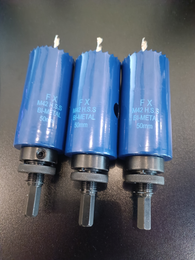 Коронка биметаллическая диаметр 50 мм глубина 100 мм