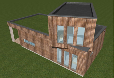 Двухэтажный дом с тремя спальнями 130м² (S69)