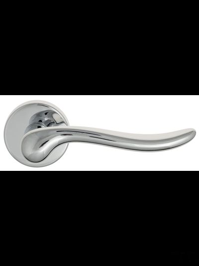 Дверная ручка на круглом основании Fratelli Cattini "MAYA" 7-CR полированный хром