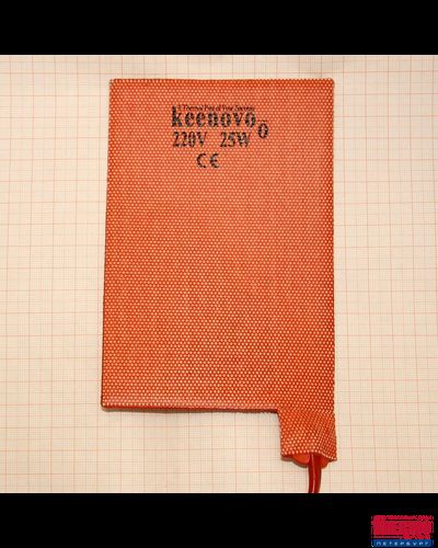 Гибкая нагревающая пластина 25 Вт 220 В (100х150) (терм.1) Keenovo