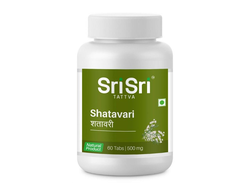 Шатавари для женского здоровья (Shatavari) Shri Shri Ayurveda, 60 таб.