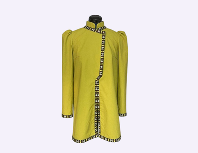 Пальто в национальном стиле «Айаана» — авторская выкройка PDF + мастер-класс