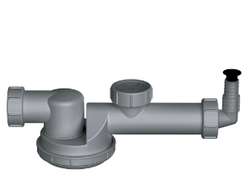Компактный сифон с гидрозатвором S-01