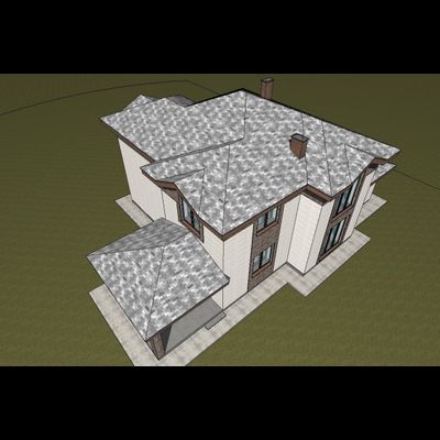 Двухэтажный дом с тремя спальнями 286м² (S84)