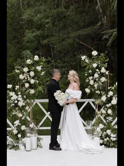 Арка для выездной церемонии "Романтика"