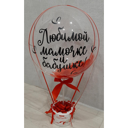 Композиция "Bubbles с конфетами. Красный"