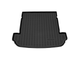 Коврик в багажник пластиковый (черный) для Kia Sorento Prime (15-20) 7 мест (Борт 4см)