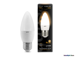 Gauss LED Candle 6.5w 827/840 E27